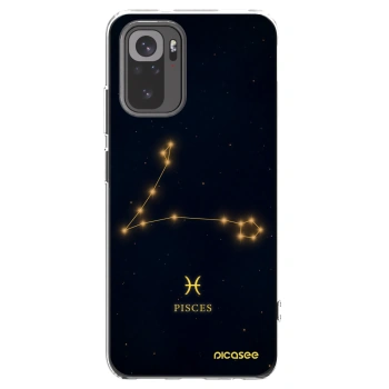 Picasee silikonový průhledný obal pro Xiaomi Redmi Note 10S - PISCES