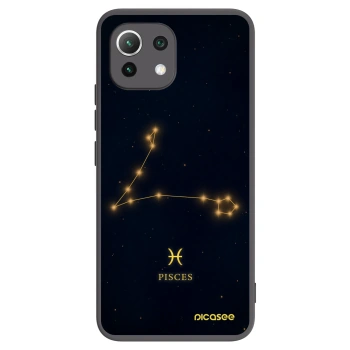 Picasee silikonový černý obal pro Xiaomi Mi 11 Lite - PISCES