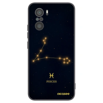 Picasee silikonový černý obal pro Xiaomi Poco F3 - PISCES