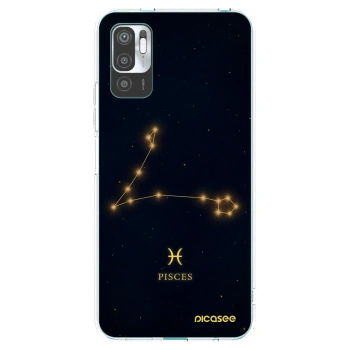 Picasee silikonový průhledný obal pro Xiaomi Redmi Note 10 5G - PISCES