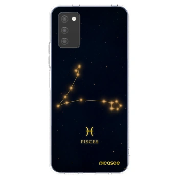 Picasee silikonový průhledný obal pro Samsung Galaxy A02s A025G - PISCES