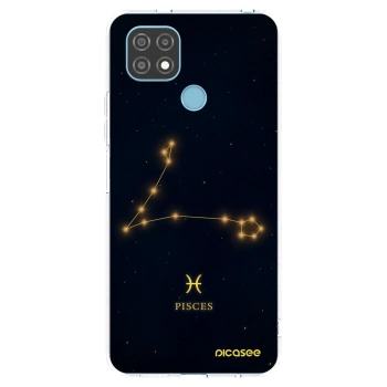 Picasee silikonový průhledný obal pro Realme C21 - PISCES