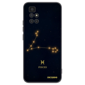 Picasee silikonový černý obal pro Xiaomi Redmi 10 - PISCES