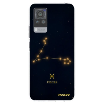 Picasee silikonový průhledný obal pro Vivo X60 Pro 5G - PISCES