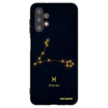 Picasee silikonový černý obal pro Samsung Galaxy A13 4G A135 - PISCES