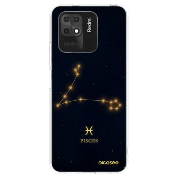 Picasee silikonový průhledný obal pro Xiaomi Redmi 10C - PISCES