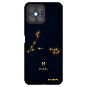 Picasee silikonový černý obal pro Honor X8 4G - PISCES