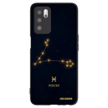 Picasee silikonový černý obal pro OPPO A16s - PISCES