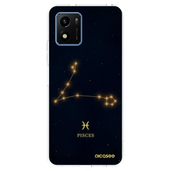 Picasee silikonový průhledný obal pro Vivo Y01 - PISCES