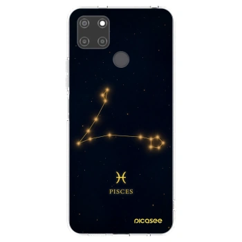 Picasee silikonový průhledný obal pro Realme C21Y - PISCES
