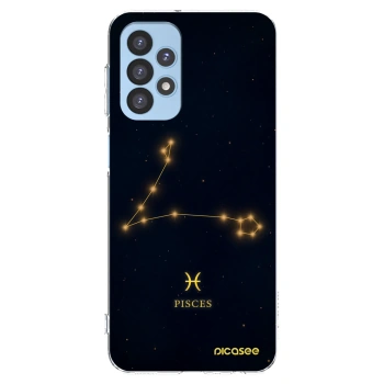 Picasee silikonový průhledný obal pro Samsung Galaxy A23 A235F 4G - PISCES