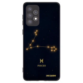 Picasee silikonový černý obal pro Samsung Galaxy A73 5G - PISCES