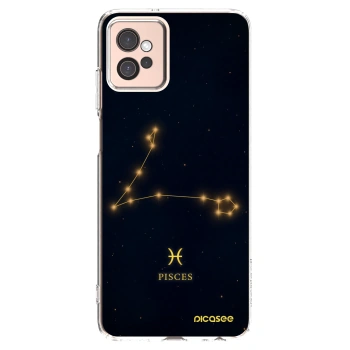 Picasee silikonový průhledný obal pro Motorola Moto G32 - PISCES
