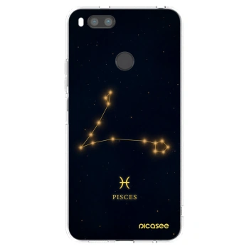 Picasee silikonový průhledný obal pro Xiaomi Redmi A1 - PISCES