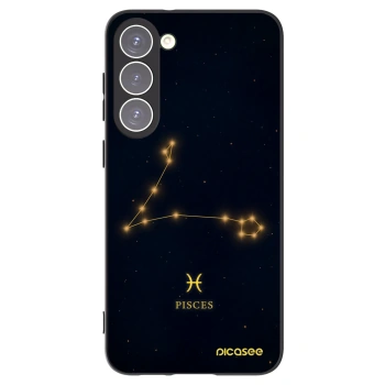 Picasee silikonový černý obal pro Samsung Galaxy S23+ 5G - PISCES