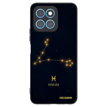 Picasee silikonový černý obal pro Honor X8 5G - PISCES