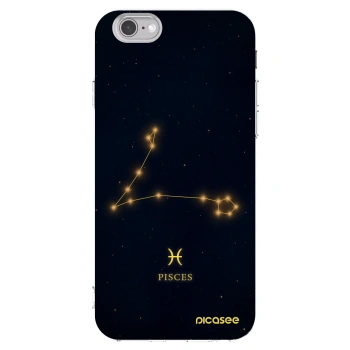 Picasee silikonový průhledný obal pro Apple iPhone 6/6S - PISCES