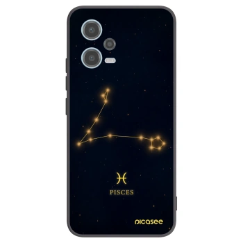 Picasee silikonový černý obal pro Xiaomi Redmi Note 12 5G - PISCES