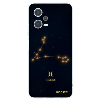 Picasee silikonový průhledný obal pro Xiaomi Redmi Note 12 5G - PISCES