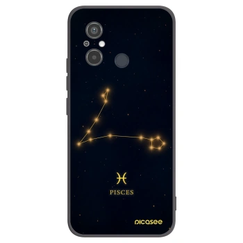Picasee silikonový černý obal pro Xiaomi Redmi 12C - PISCES