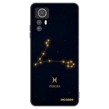 Picasee silikonový černý obal pro Xiaomi Redmi Note 12S - PISCES