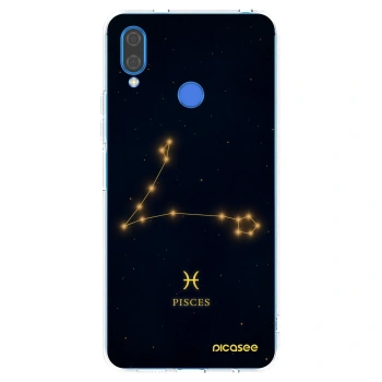 Picasee silikonový průhledný obal pro Huawei Nova 3 - PISCES