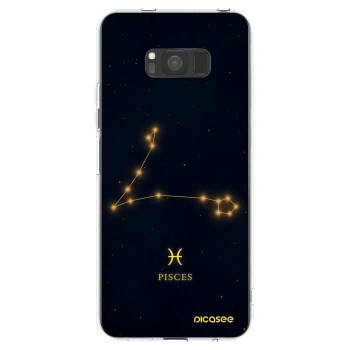 Picasee silikonový průhledný obal pro Samsung Galaxy S8 G950F - PISCES