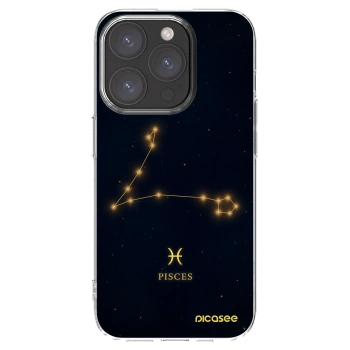 Picasee silikonový průhledný obal pro Apple iPhone 15 Pro - PISCES