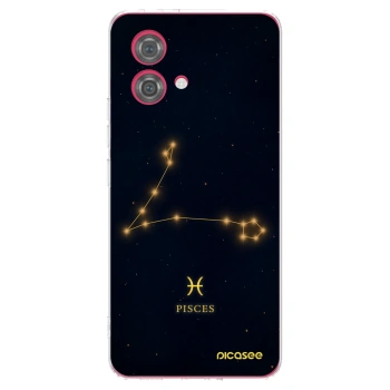 Picasee silikonový průhledný obal pro Motorola Moto G84 5G - PISCES