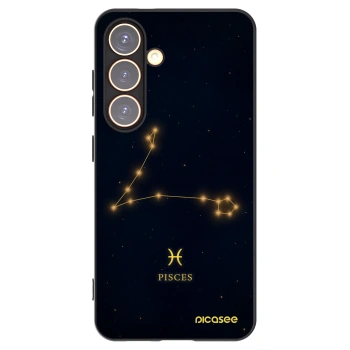 Picasee silikonový černý obal pro Samsung Galaxy S24 S921B 5G - PISCES