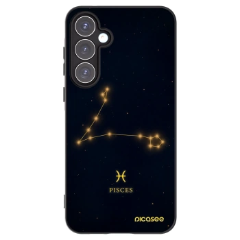 Picasee silikonový černý obal pro Samsung Galaxy A55 5G A556B - PISCES