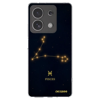 Picasee silikonový průhledný obal pro Xiaomi Redmi Note 13 4G - PISCES