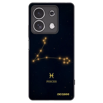 Picasee silikonový černý obal pro Xiaomi Redmi Note 13 4G - PISCES