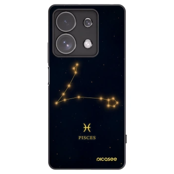 Picasee silikonový černý obal pro Xiaomi Redmi Note 13 Pro 4G - PISCES