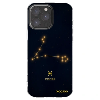 Picasee silikonový průhledný obal pro Apple iPhone 16 Pro Max - PISCES