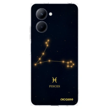 Picasee silikonový průhledný obal pro Realme C33 (2023) - PISCES