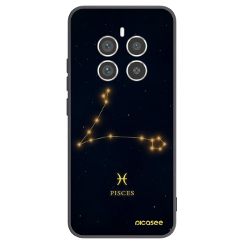 Picasee silikonový černý obal pro Realme 12 Pro 5G - PISCES