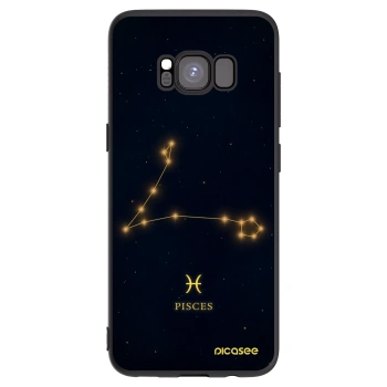Picasee silikonový černý obal pro Samsung Galaxy S8 G950F - PISCES