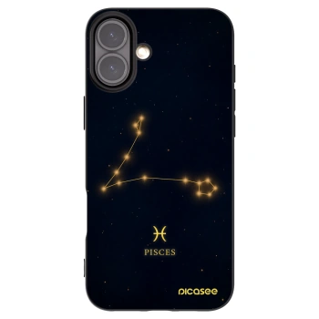 Picasee silikonový černý obal pro Apple iPhone 16 Plus - PISCES