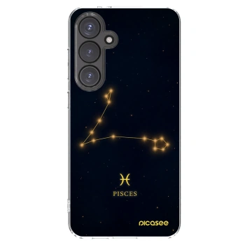 Picasee silikonový průhledný obal pro Samsung Galaxy S24 FE S721B - PISCES