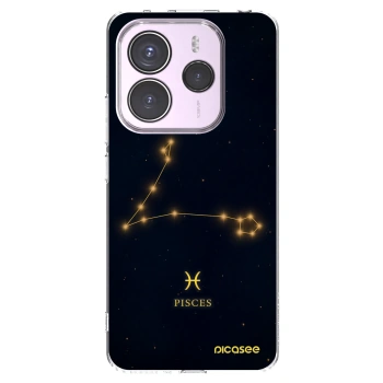 Picasee silikonový průhledný obal pro Xiaomi Redmi Note 14 5G - PISCES