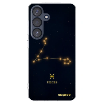 Picasee silikonový průhledný obal pro Samsung Galaxy S25 5G - PISCES