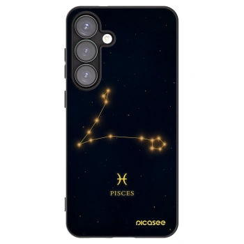 Picasee silikonový černý obal pro Samsung Galaxy S25+ 5G - PISCES