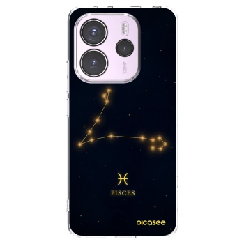Picasee silikonový průhledný obal pro Xiaomi Redmi Note 14 4G - PISCES