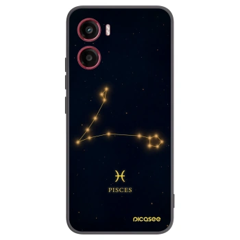 Picasee silikonový černý obal pro Motorola Moto G05 - PISCES