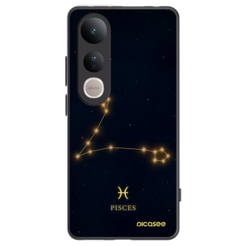 Picasee silikonový černý obal pro Vivo V50 Lite 5G - PISCES