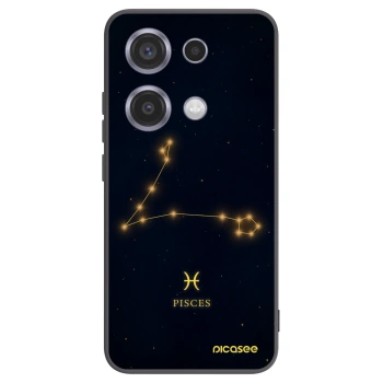 Picasee silikonový černý obal pro Xiaomi Redmi Note 14S - PISCES
