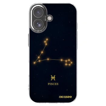 Picasee silikonový průhledný obal pro Apple iPhone 17 - PISCES