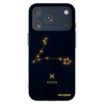 Picasee silikonový průhledný obal pro Apple iPhone 17 Pro - PISCES