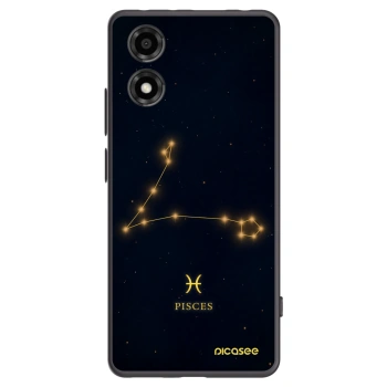 Picasee silikonový černý obal pro Motorola Moto E14 - PISCES
